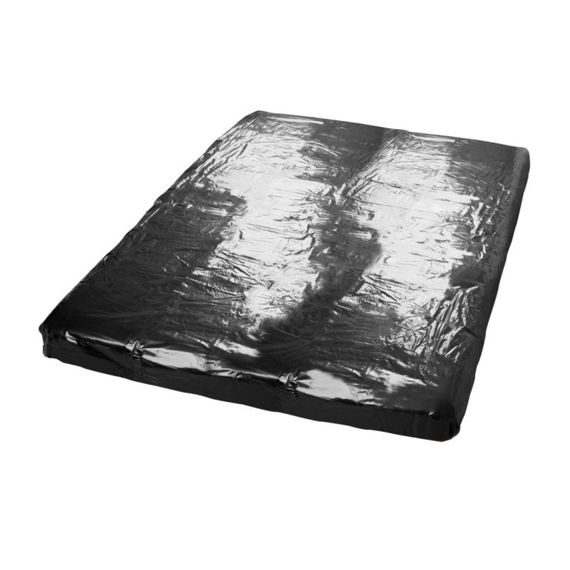 Vinyl Bed Sheet Black 200x230cm