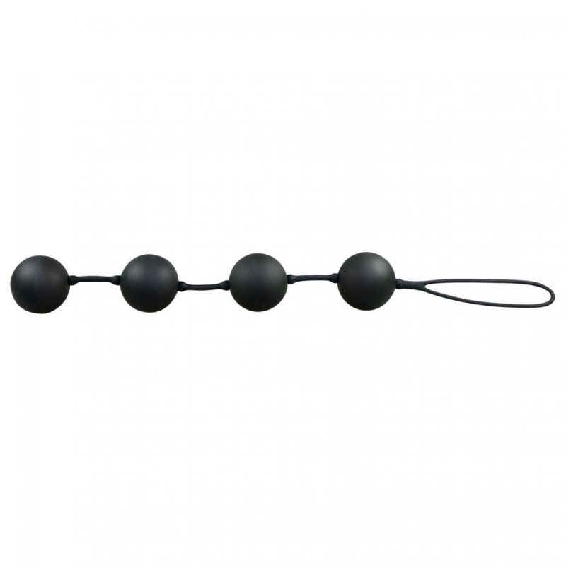 Alternative view of VELVET BALLS 4pcs Black