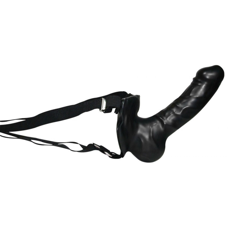 Alternative view of Switch Latex Umschnall Penis Harness