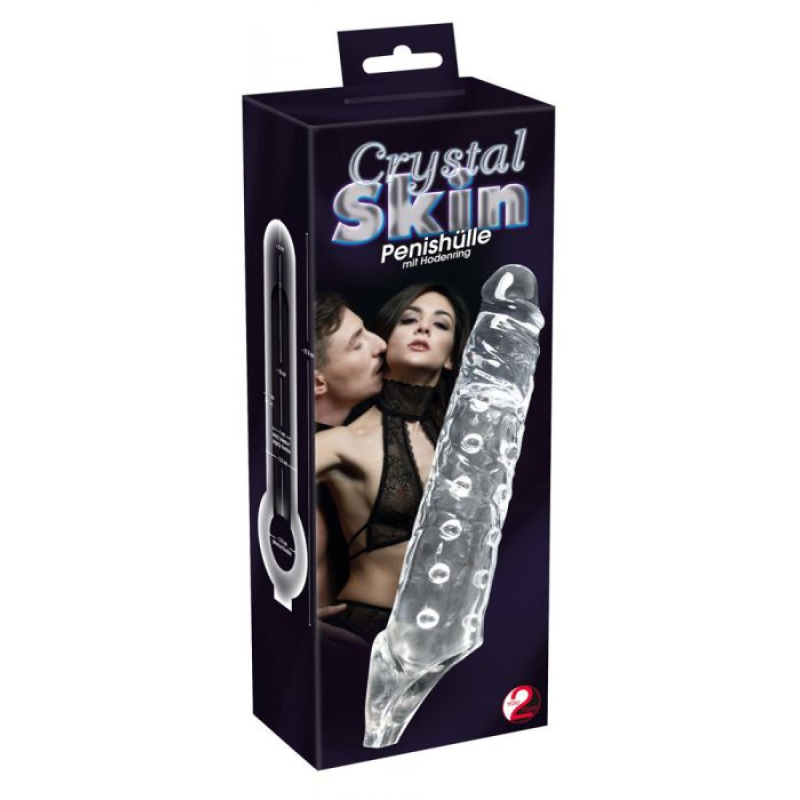 Alternative view of CRYSTAL SKIN PENIS SLEEVE