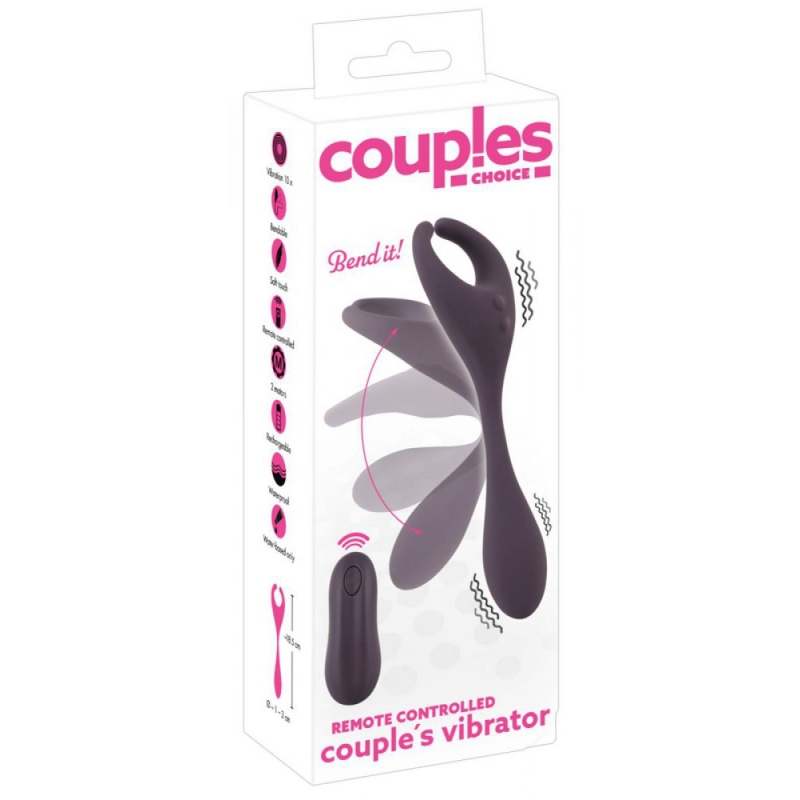 COUPLES CHOICE - REMOTE CONTROLLED COUPLES VIBRATOR