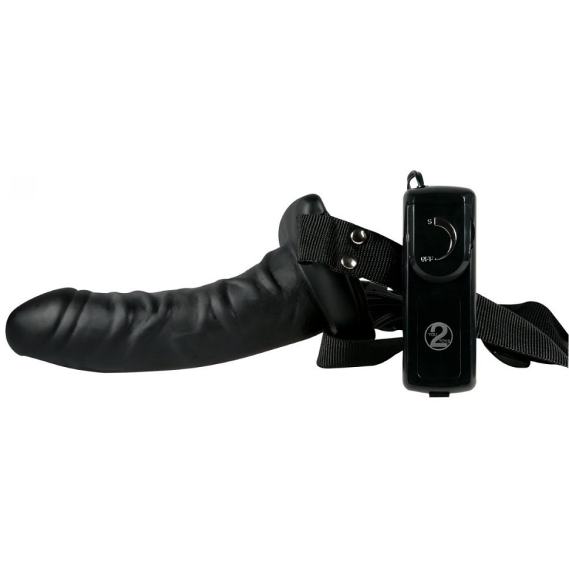 Alternative view of Vibro Strap-on Black