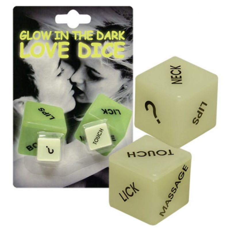 GLOW IN THE DARK DICE