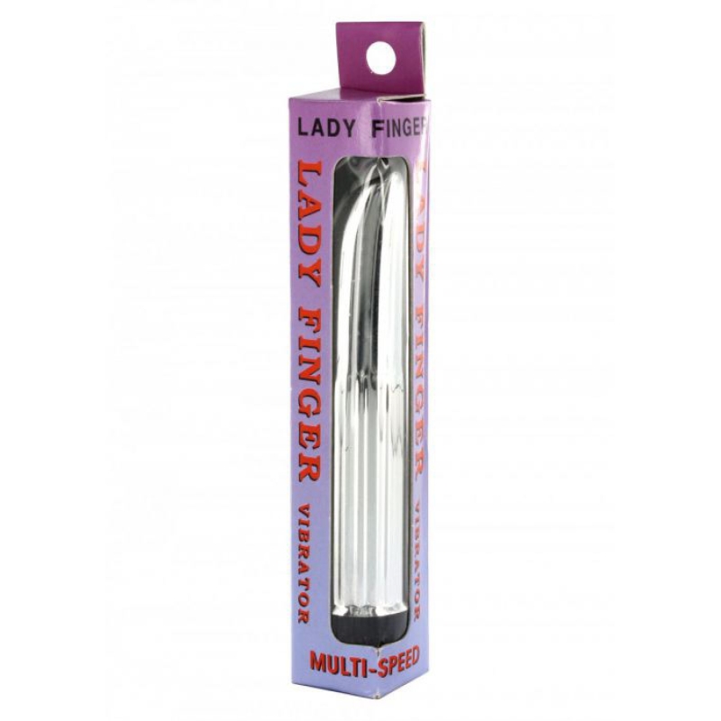 Alternative view of LADYFINGER MINI VIBRATOR SILVER