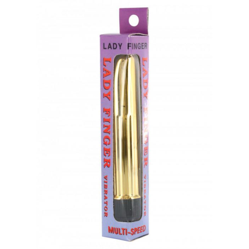 Alternative view of Ladyfinger Mini Vibrator Gold