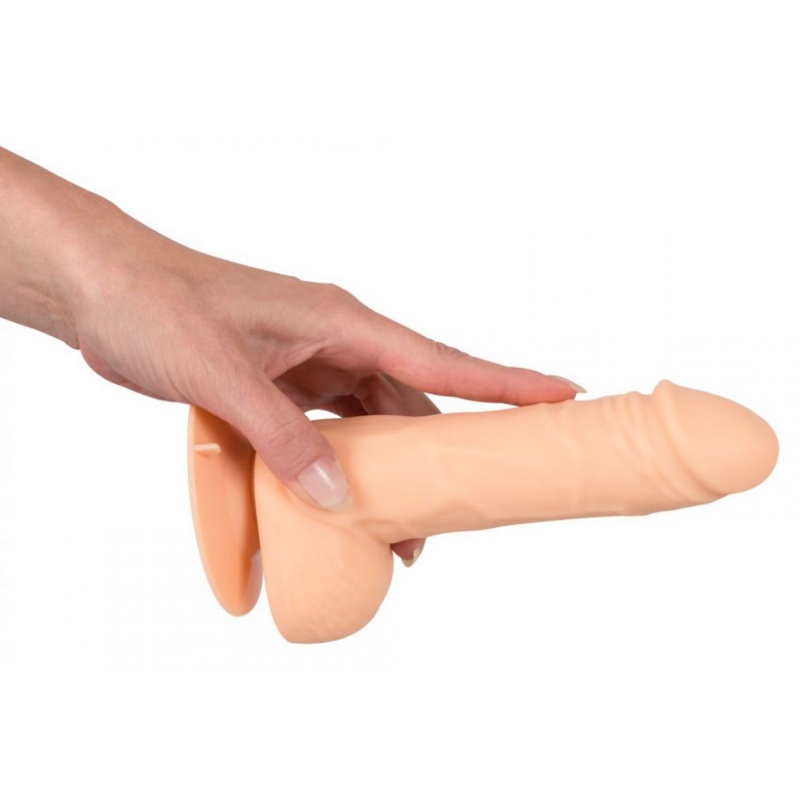 Alternative view of Wireless Silicone vibrating dong skin 19cm