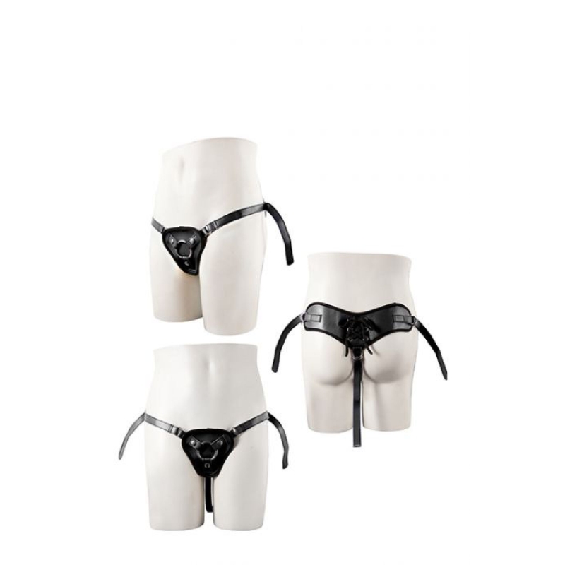 Alternative view of STRAP-ON HARNESS WITH TWO RINGS