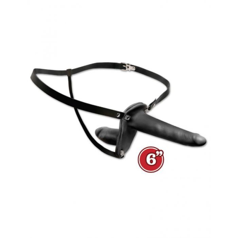 Alternative view of DOUBLE PENETRIX STRAP-ON BLACK