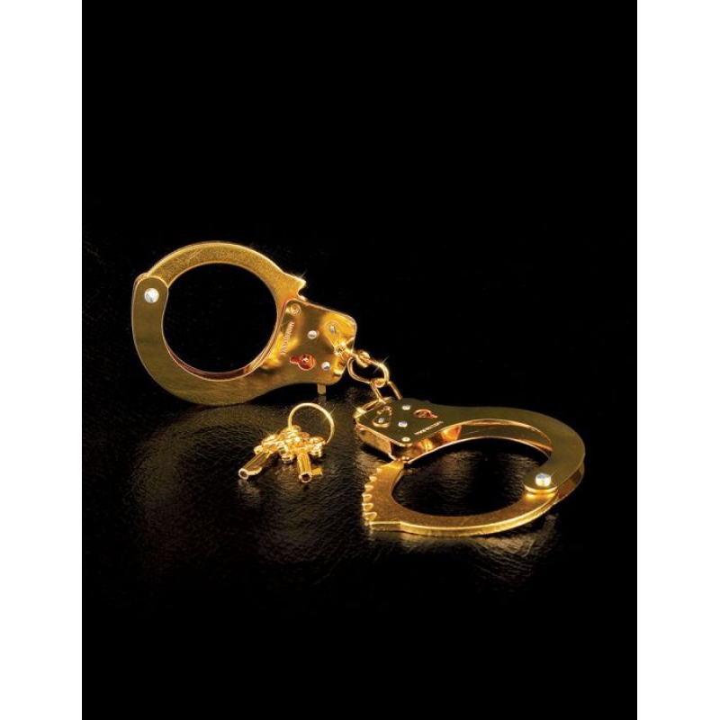 Alternative view of GOLD METAL CUFFS