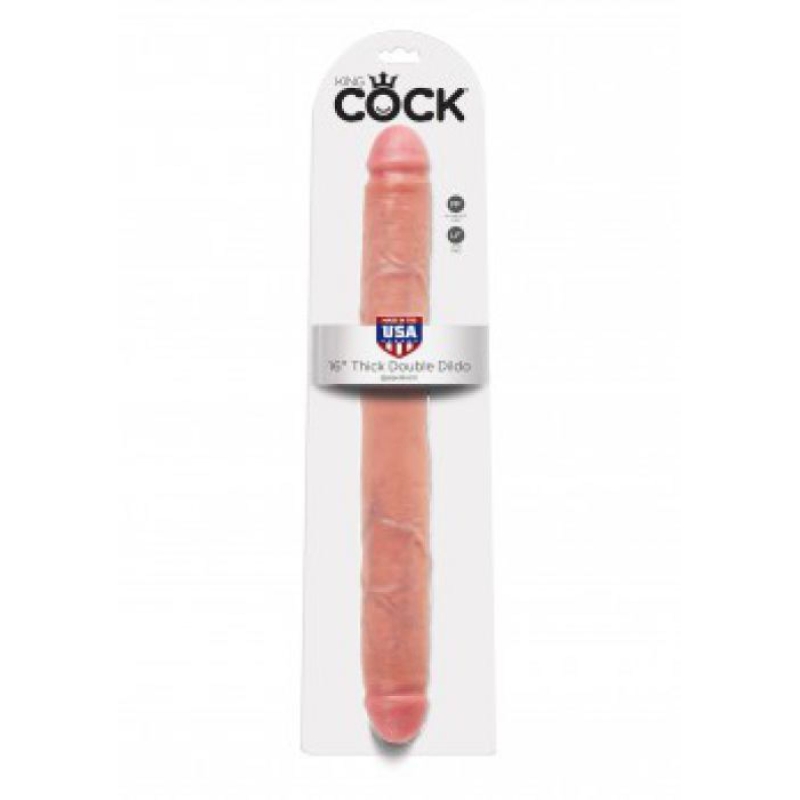 Alternative view of KING COCK 16 INCH THICK DOUBLE COCK