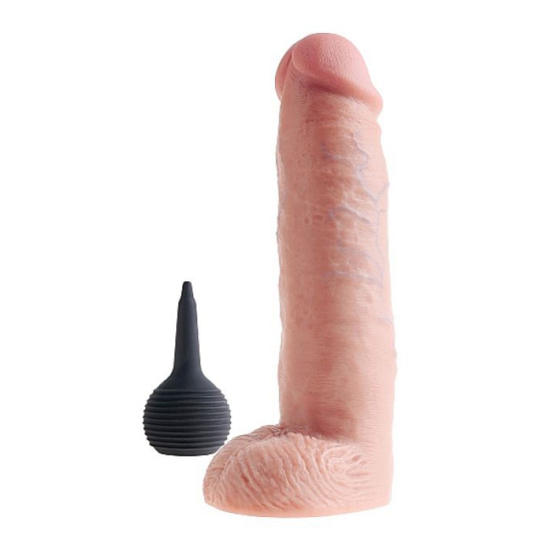 Alternative view of KING COCK SQUIRTING COCK 10’’ FLESH
