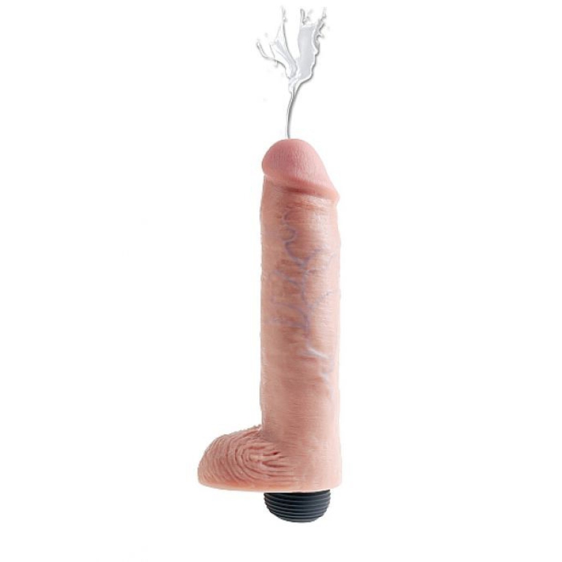 KING COCK SQUIRTING COCK 10’’ FLESH