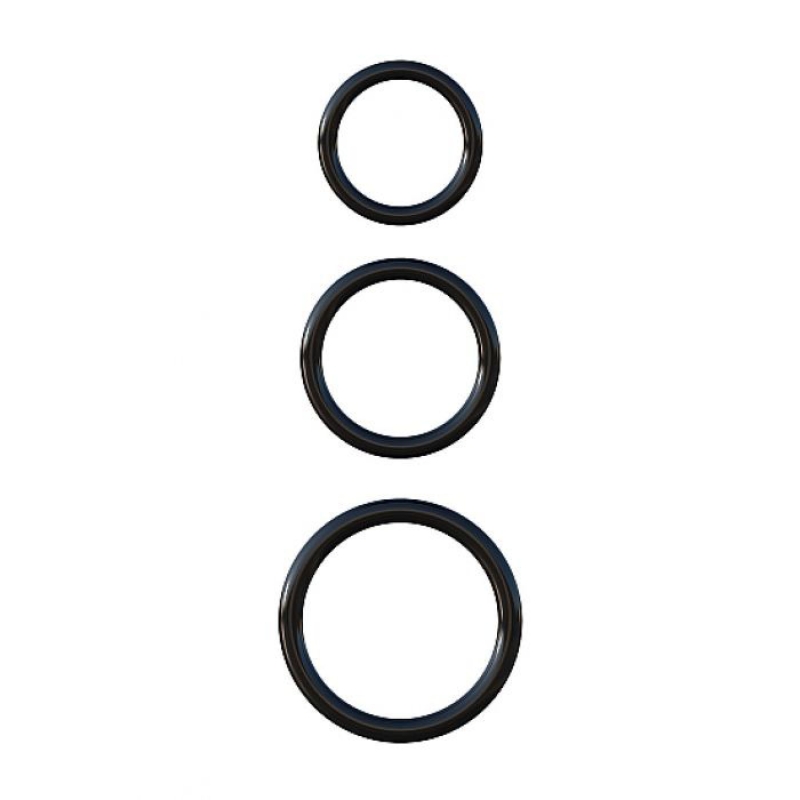 Silicone 3-Ring Stamina Set