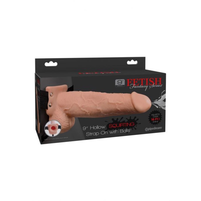 Alternative view of 9INCH HOLLOW SQUIRTING STRAP ON