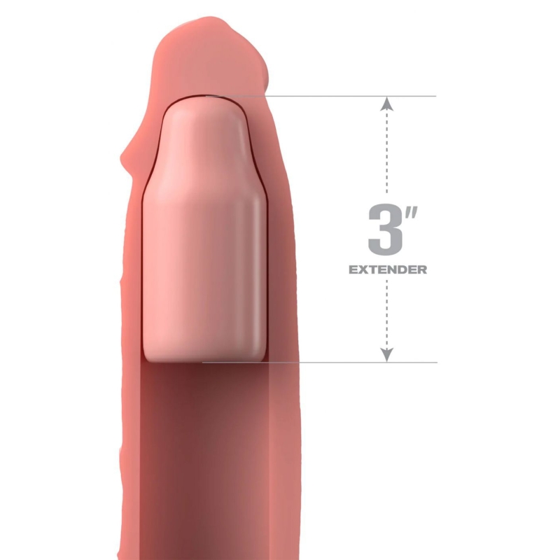 Alternative view of Fantasy X-tensions Elite 9 Inch Sleeve With 3 Inch Plug