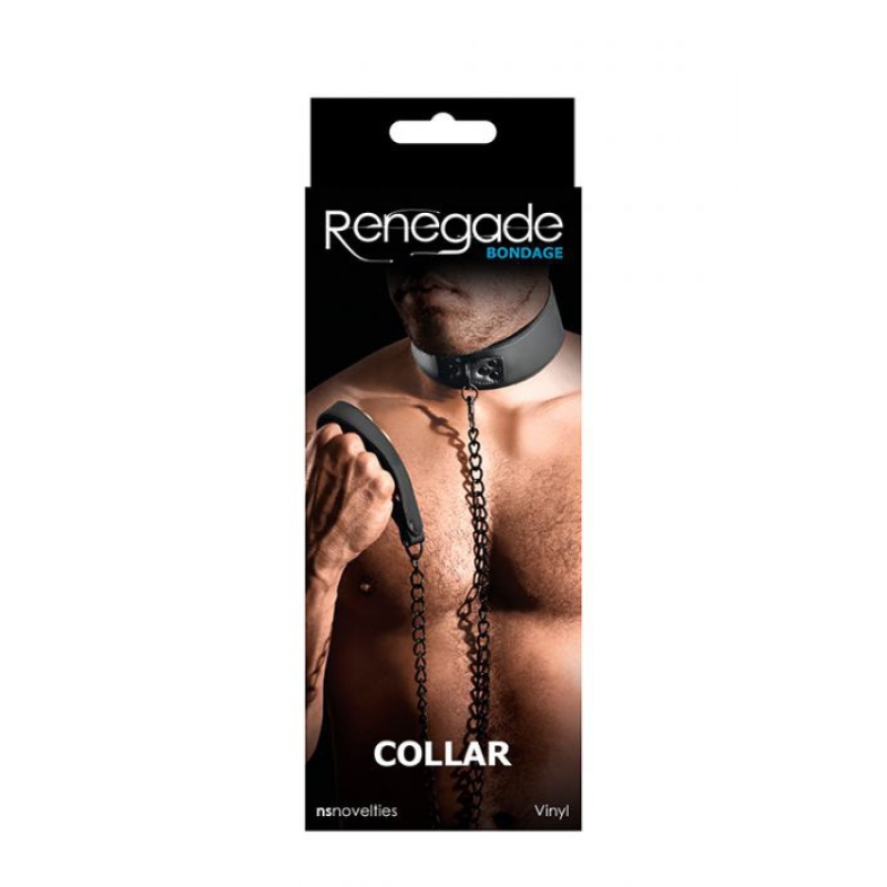 Alternative view of RENEGADE BONDAGE COLLAR BLACK