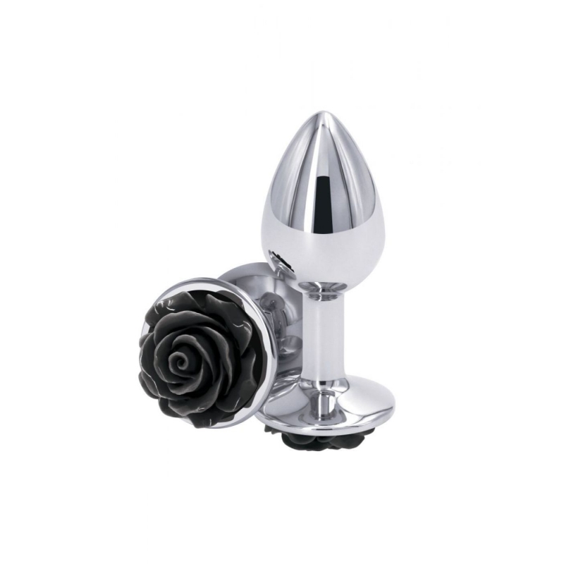 Rose Buttplug Small Black