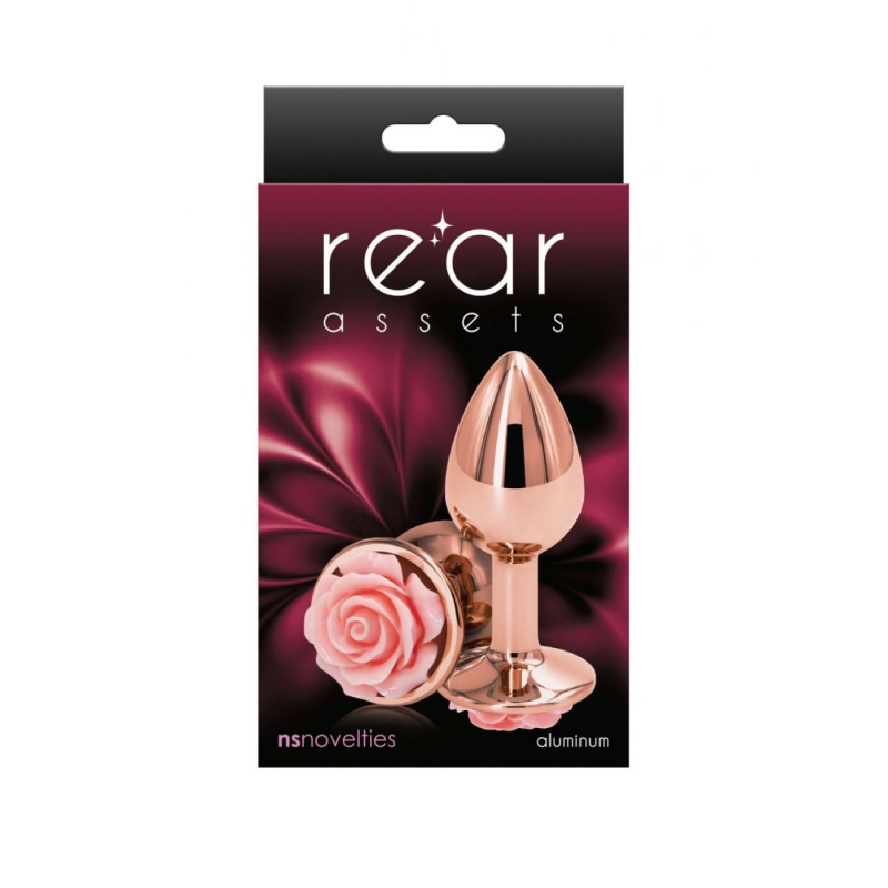 Alternative view of Rose Buttplug Small Pink