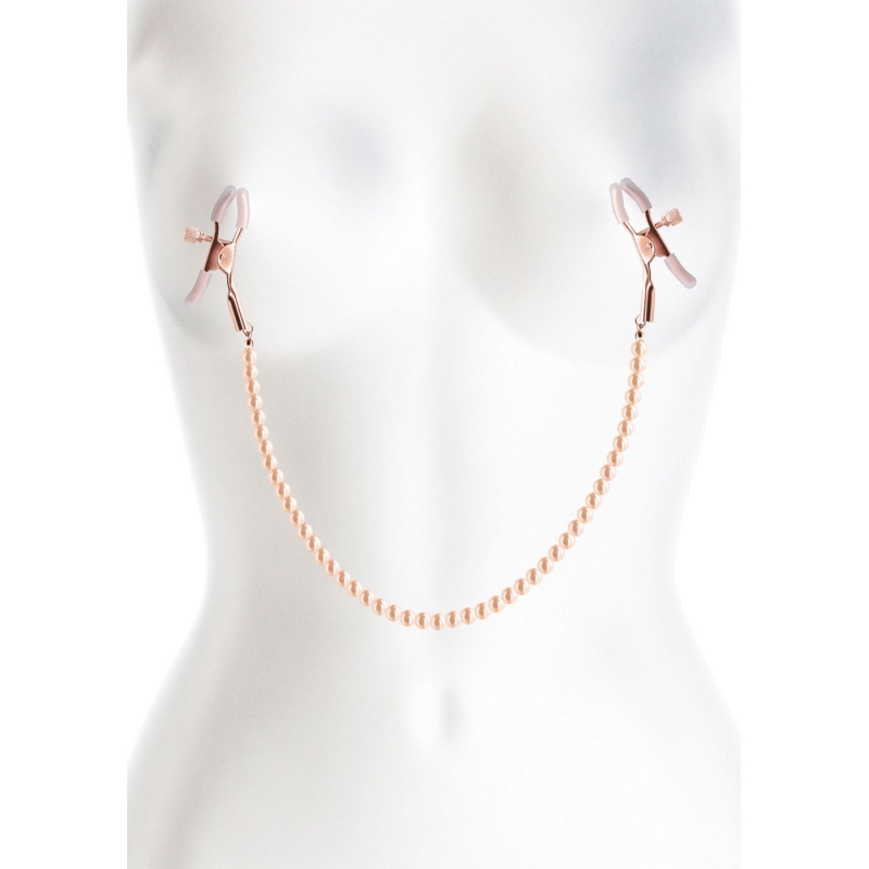 Alternative view of Nipple Clamps DC1 Rosegold