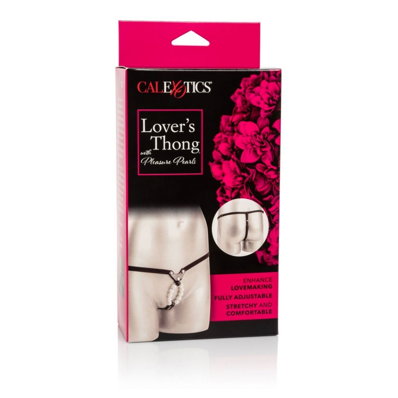 Alternative view of Lover Thong With Pleasure Pearls