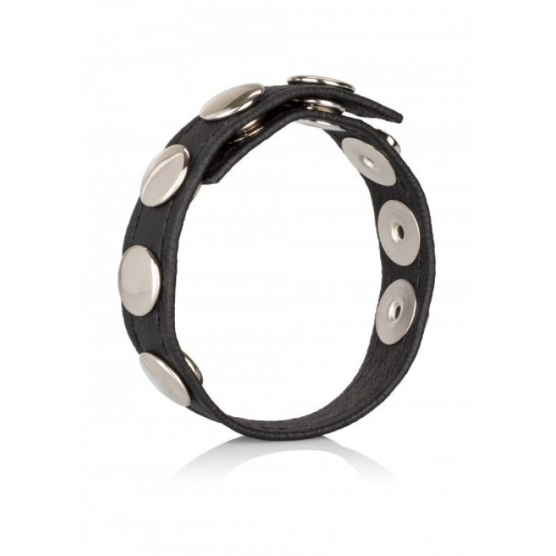 LEATHER MULTI-SNAP RING