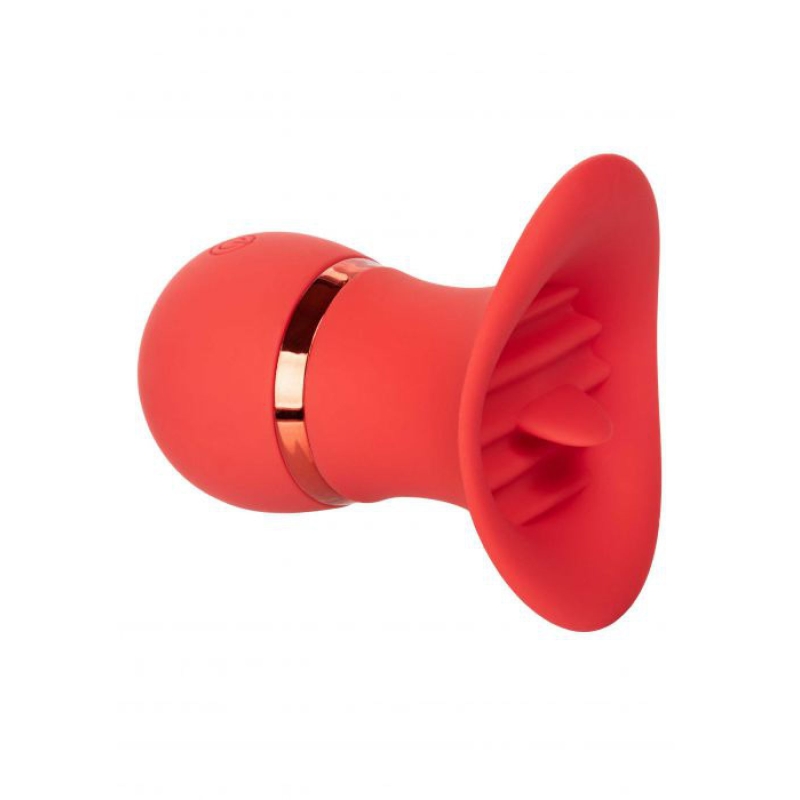 California Exotics - French Kiss Charmer Clitoral Toy Red 9cm