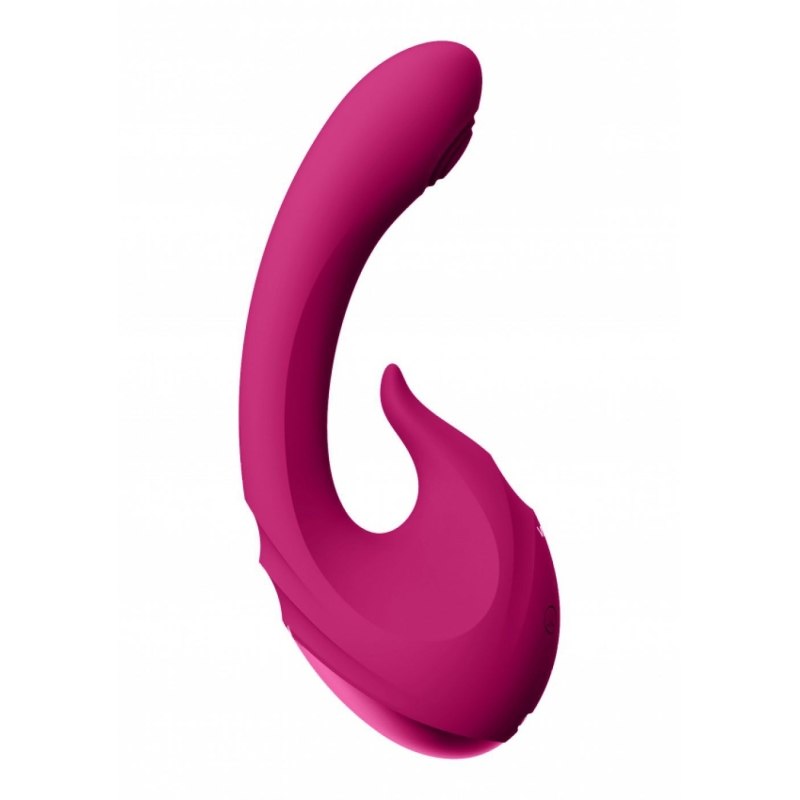 Alternative view of MINI PULSE WAVE & FLICKERING G-SPOT VIBRATOR PINK