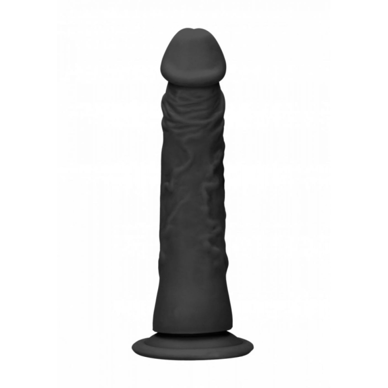 7 INCH DONG WITHOUT TESTICLES BLACK