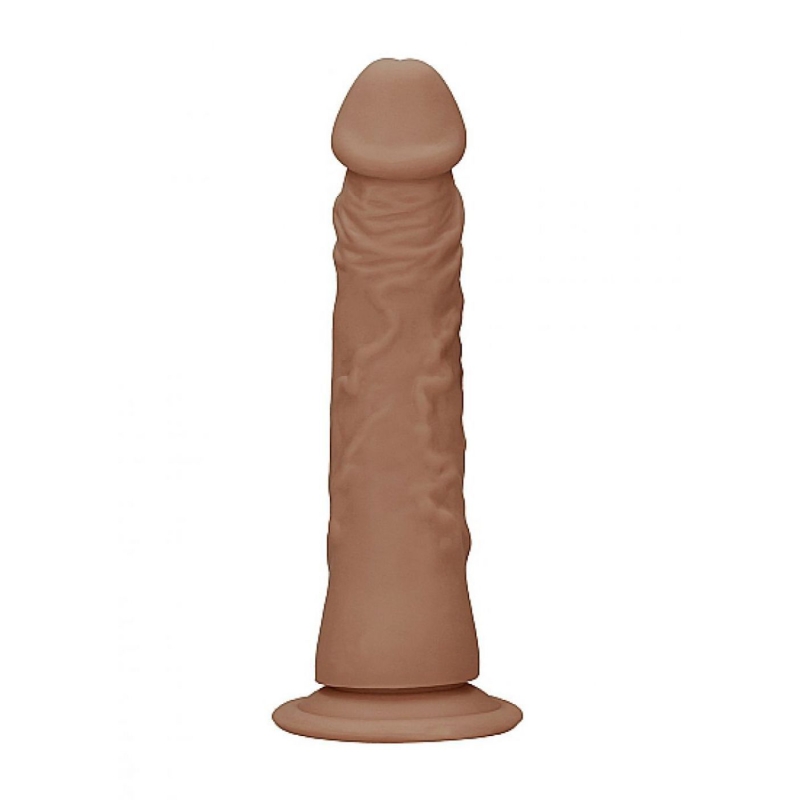 Alternative view of DONG WITHOUT TESTICLES 17CM MOCHA