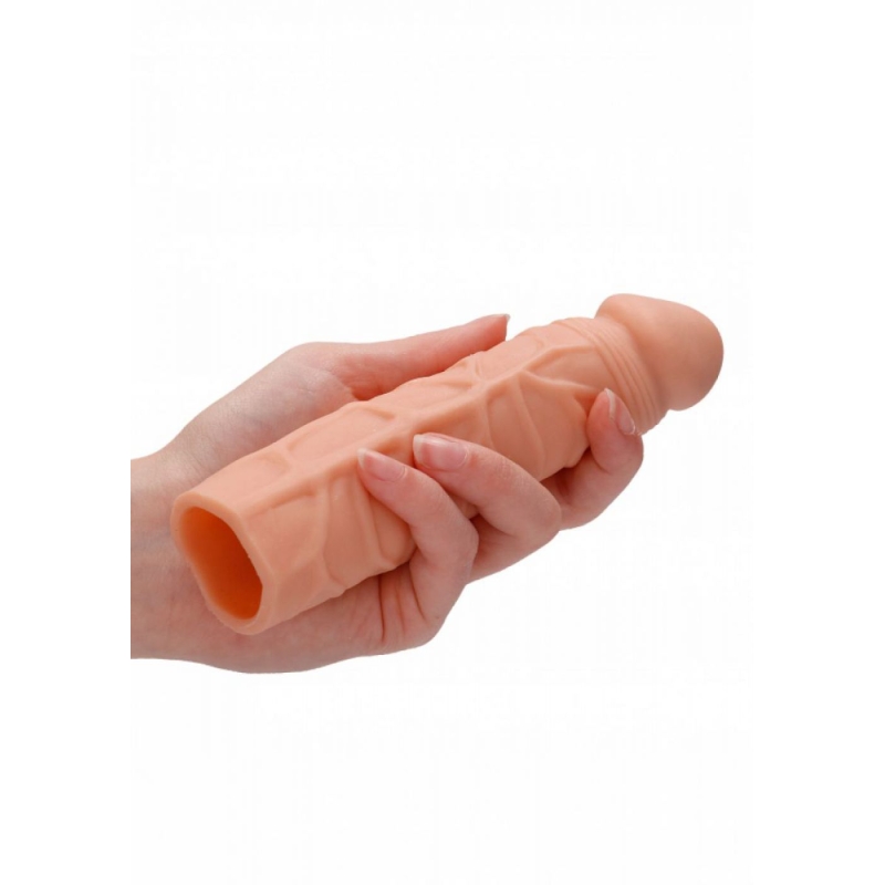 Alternative view of PENIS SLEEVE 17 CM FLESH