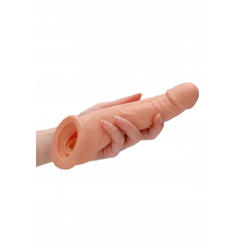 Alternative view of PENIS SLEEVE 20 CM FLESH