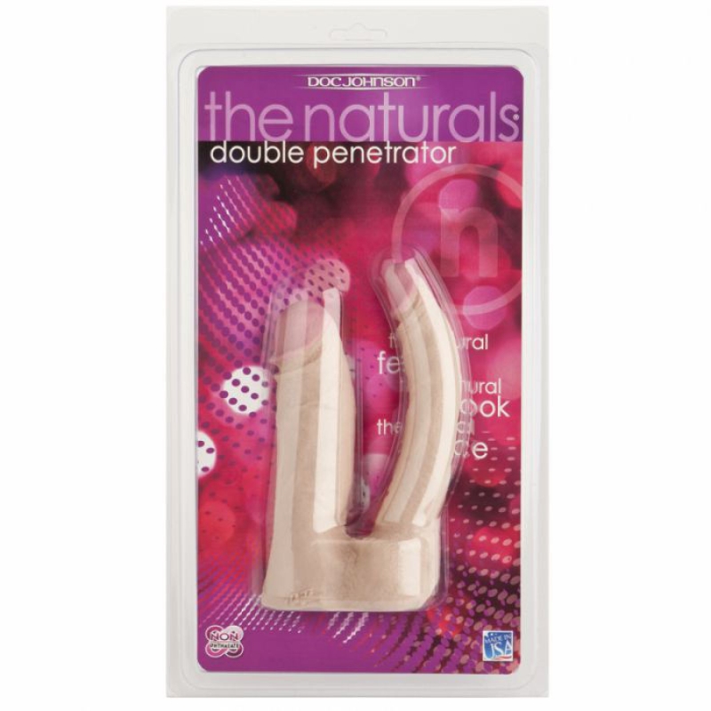 Alternative view of THE NATURALS DOUBLE PENETRATOR WHITE