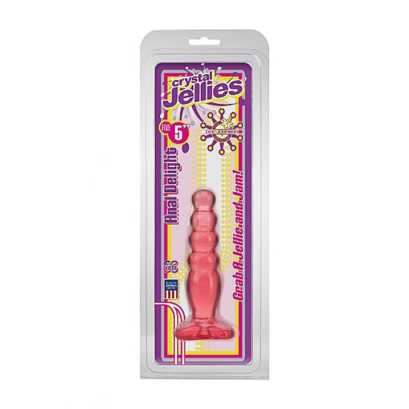 Alternative view of CRYSTAL JELLIES ANAL DELIGHT 5’’ PINK