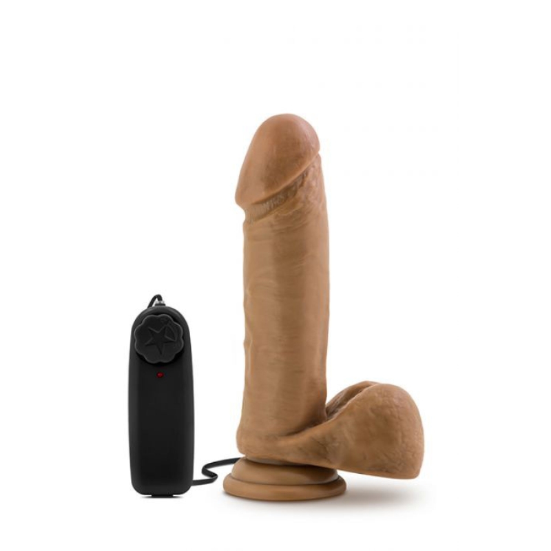 SOCCER CHAMP 8INCH DILDO MOCHA