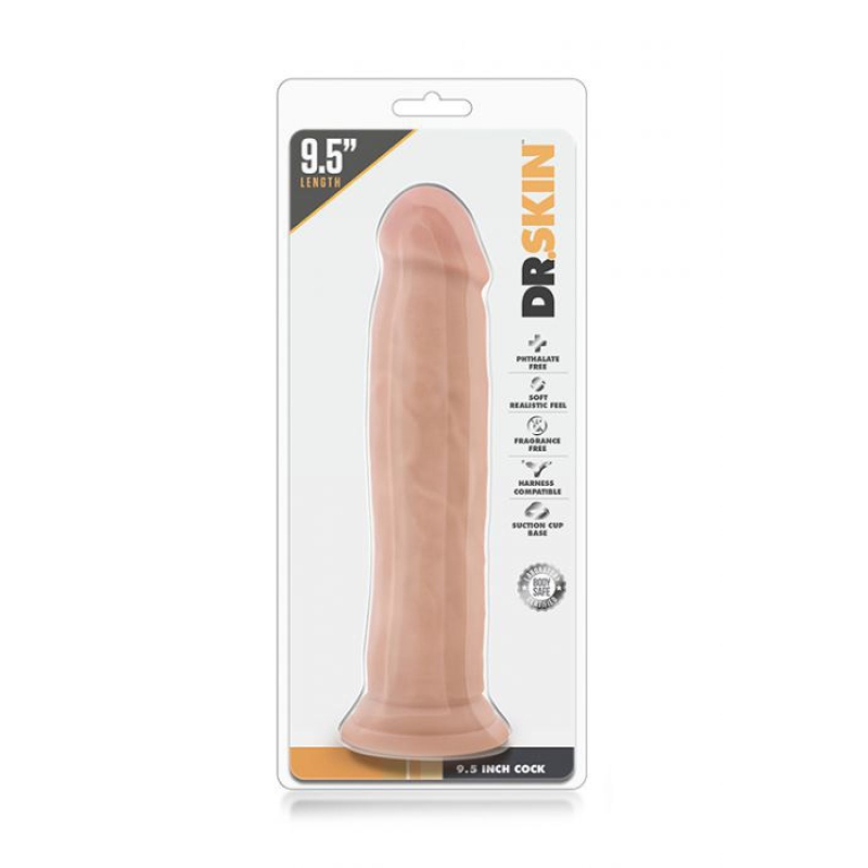 Alternative view of DR. SKIN 9.5INCH COCK VANILLA