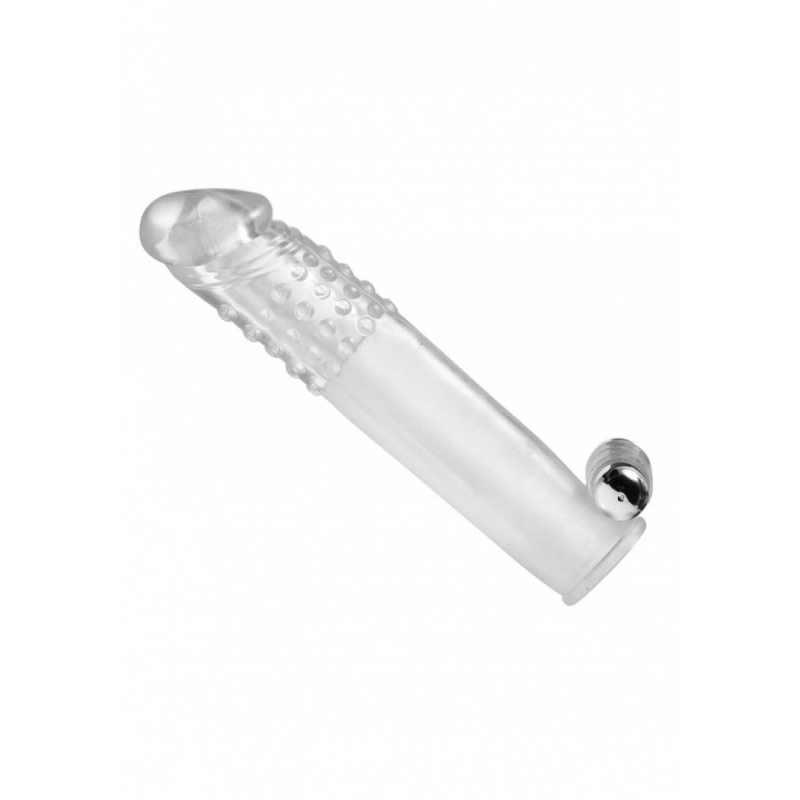 SIZE MATTERS CLEAR SENSATIONS PENIS EXTENDER WITH BULLET