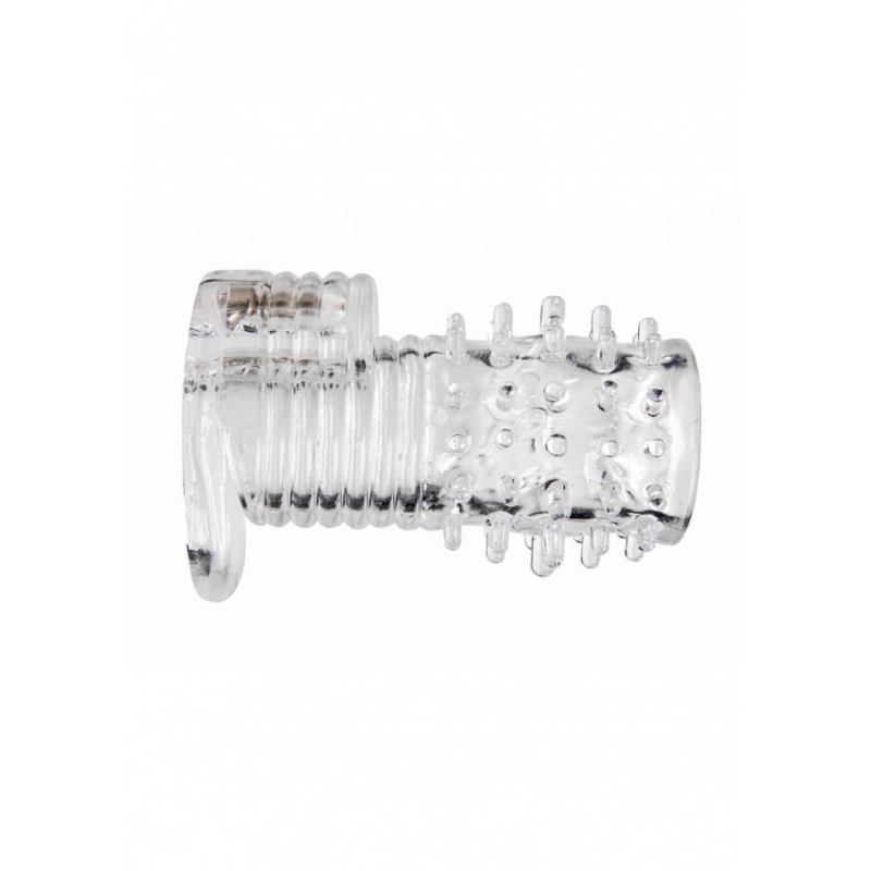SIZE MATTERS VIBRATING TEXTURED ERECTION SLEEVE