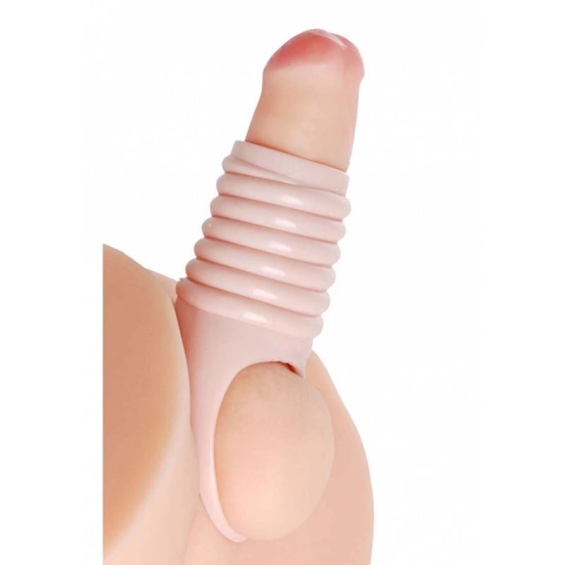 Alternative view of REALLY AMPLE RIBBED PENIS ENHANCER