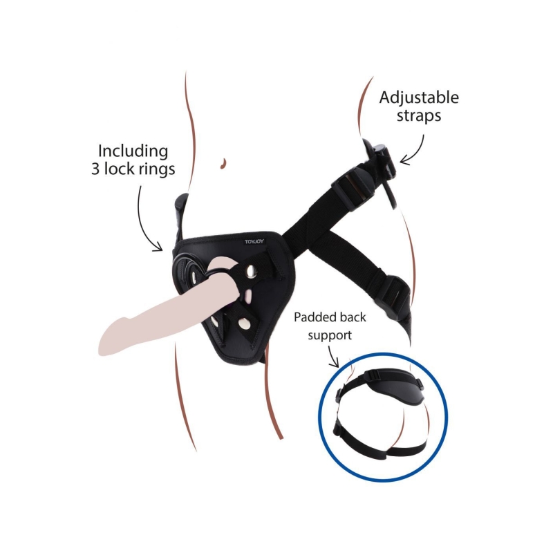 Alternative view of Strap-on Deluxe Harness