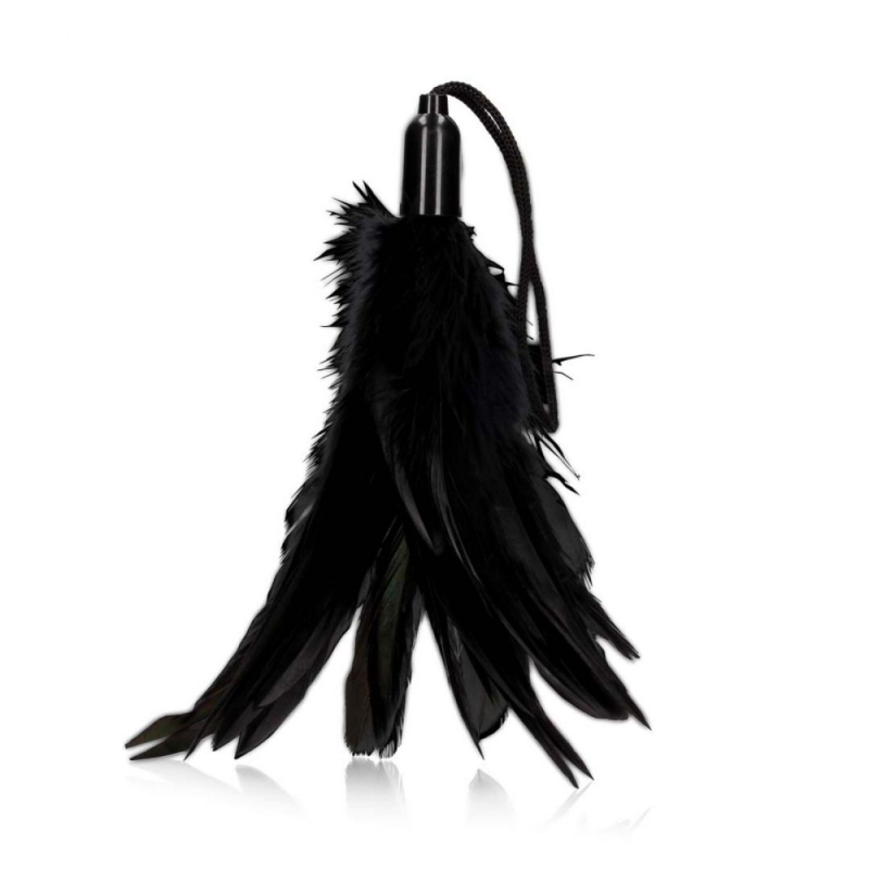 SMALL FEATHER TICKLER BLACK
