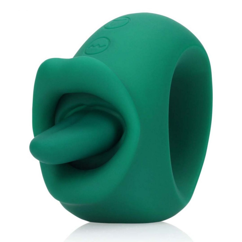 LICKING AND VIBRATING CLITORAL STIMULATOR