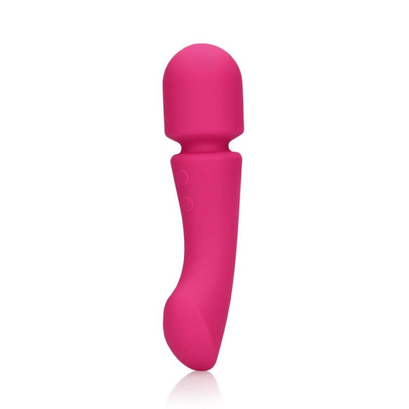 ULTRA SOFT SILICONE DOUBLE SIDED WAND VIBRATOR