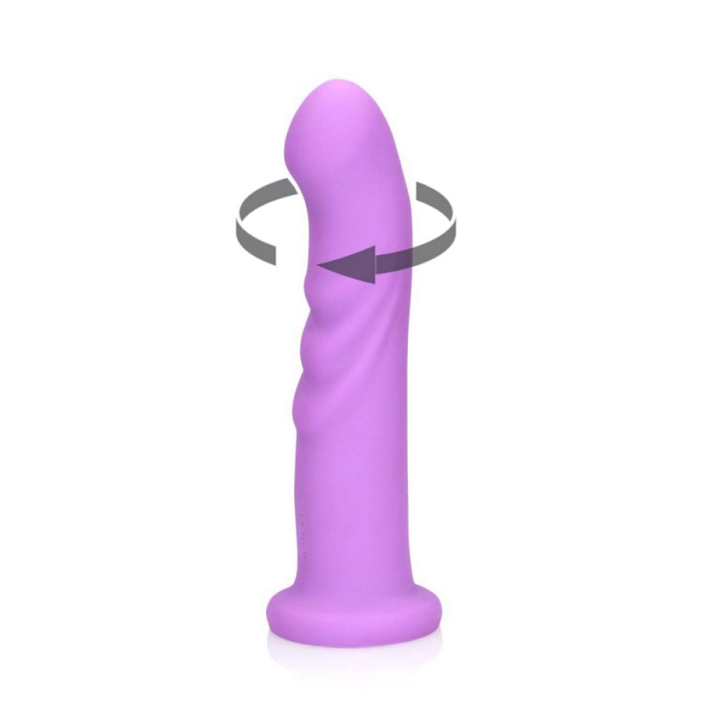ULTRA SOFT SILICONE ROTATING G-SPOT VIBRATOR