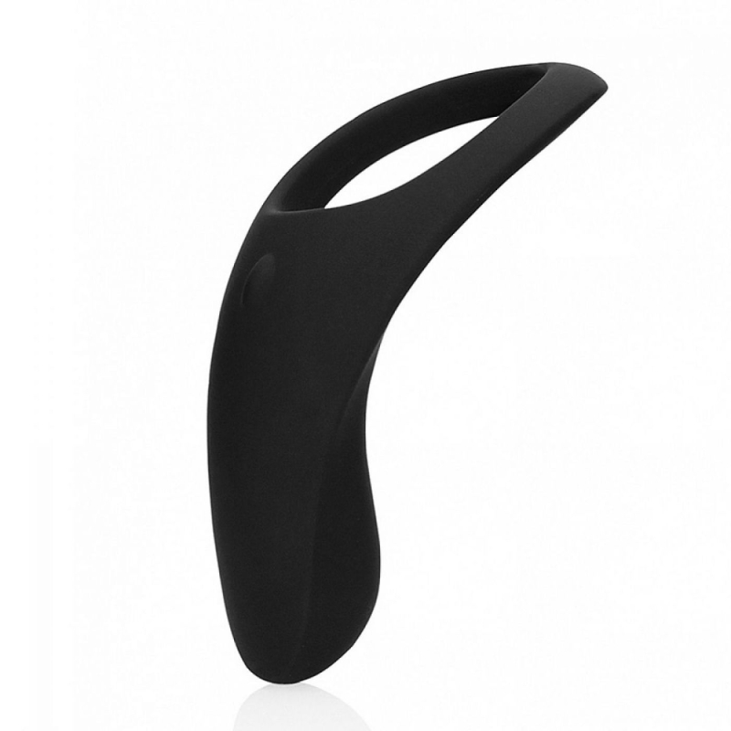 POINTED VIBRATING COCK RING BLACK