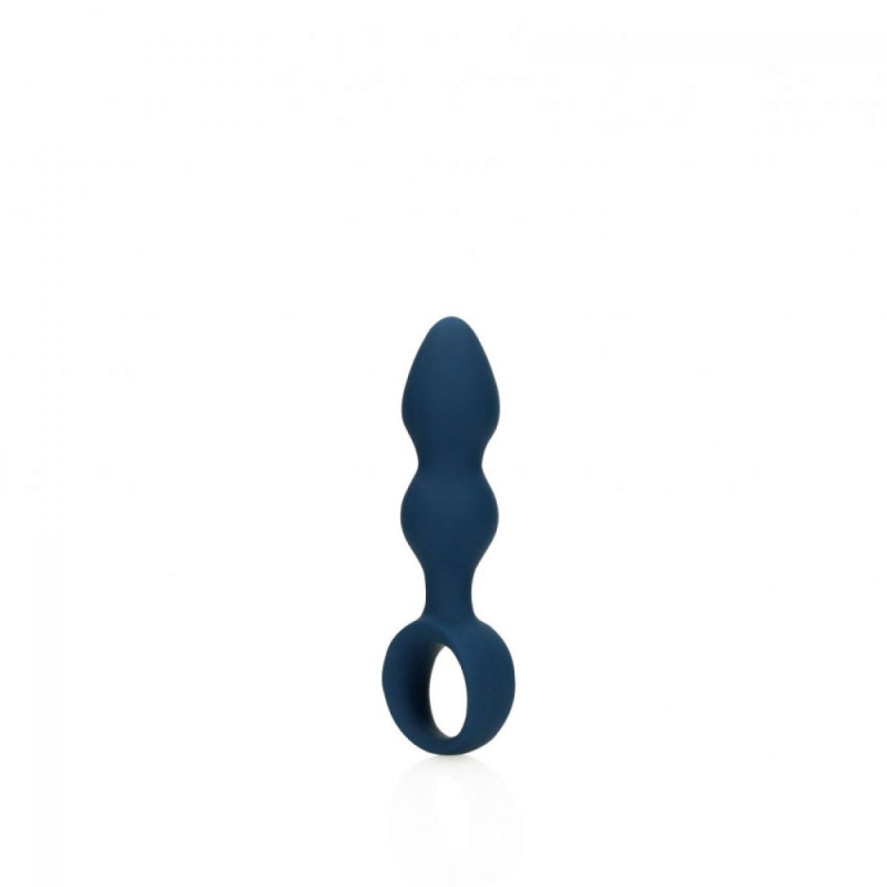TEARDROP SHAPED ANAL PLUG BALTIC BLUE SMALL