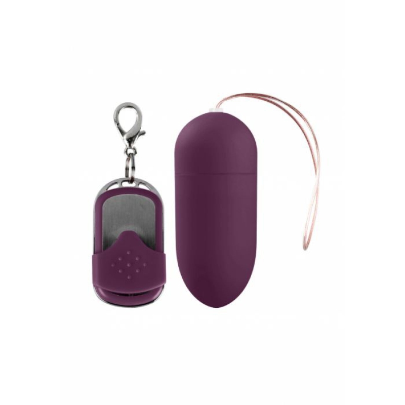 10 SPEED REMOTE VIBRATING EGG BIG PURPLE
