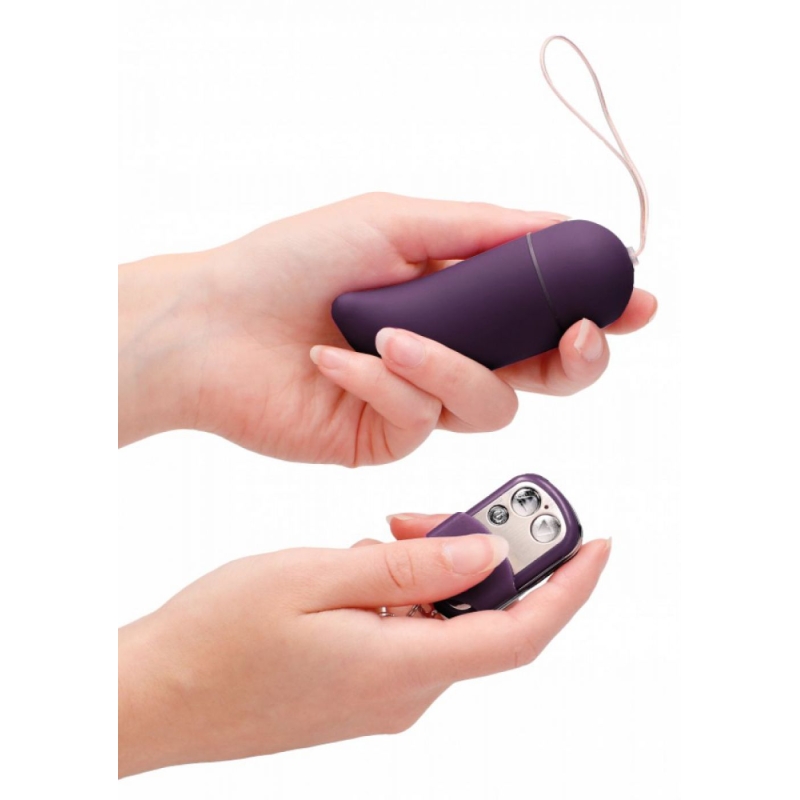 Alternative view of WIRELESS VIBRATING G-SPOT EGG LARGE PURPLE