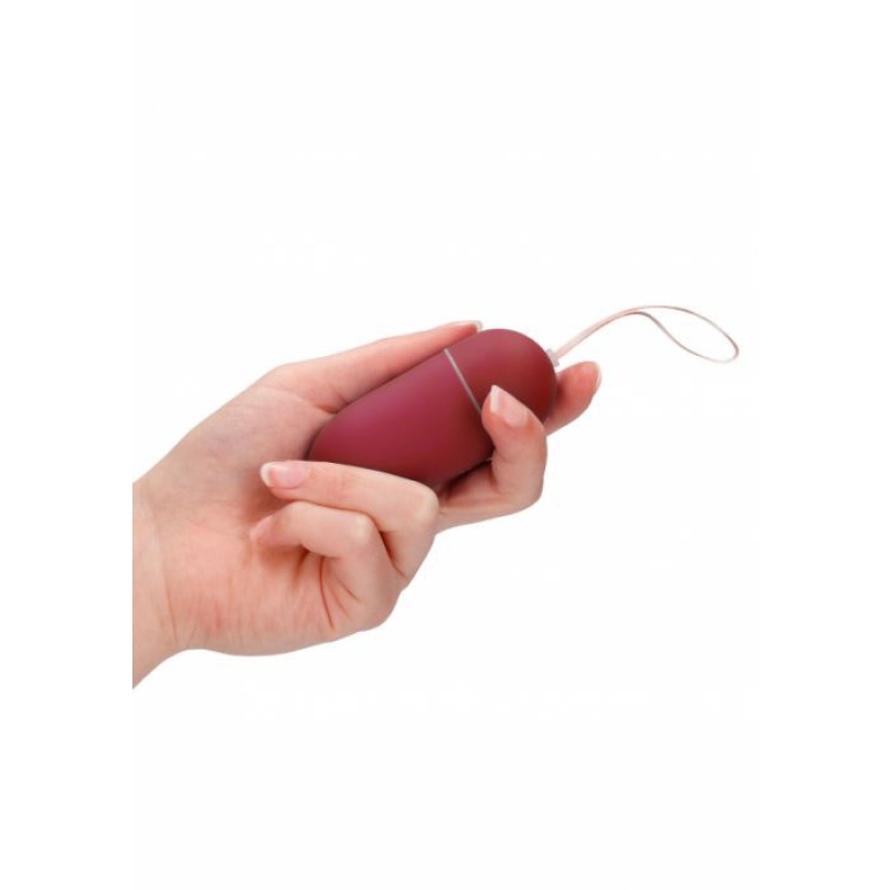 Alternative view of 10 SPEED REMOTE VIBRATING EGG RED