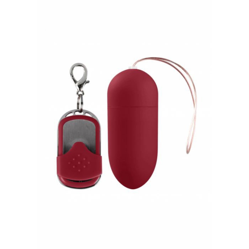 10 SPEED REMOTE VIBRATING EGG RED