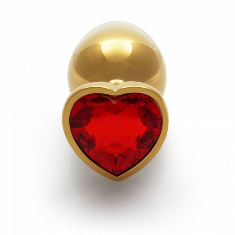 Alternative view of HEART GEM BUTT PLUG MEDIUM
